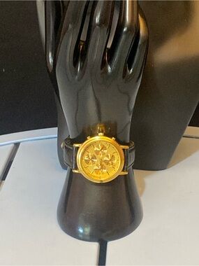 Vintage Pulsar Chronograph Quartz Watch Gold Tone Tachymeter Men’s Japan Mvmt